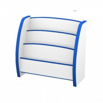 知育家具 EVAキッズシリーズ えほんたて トールタイプ PS-65M B ブルー