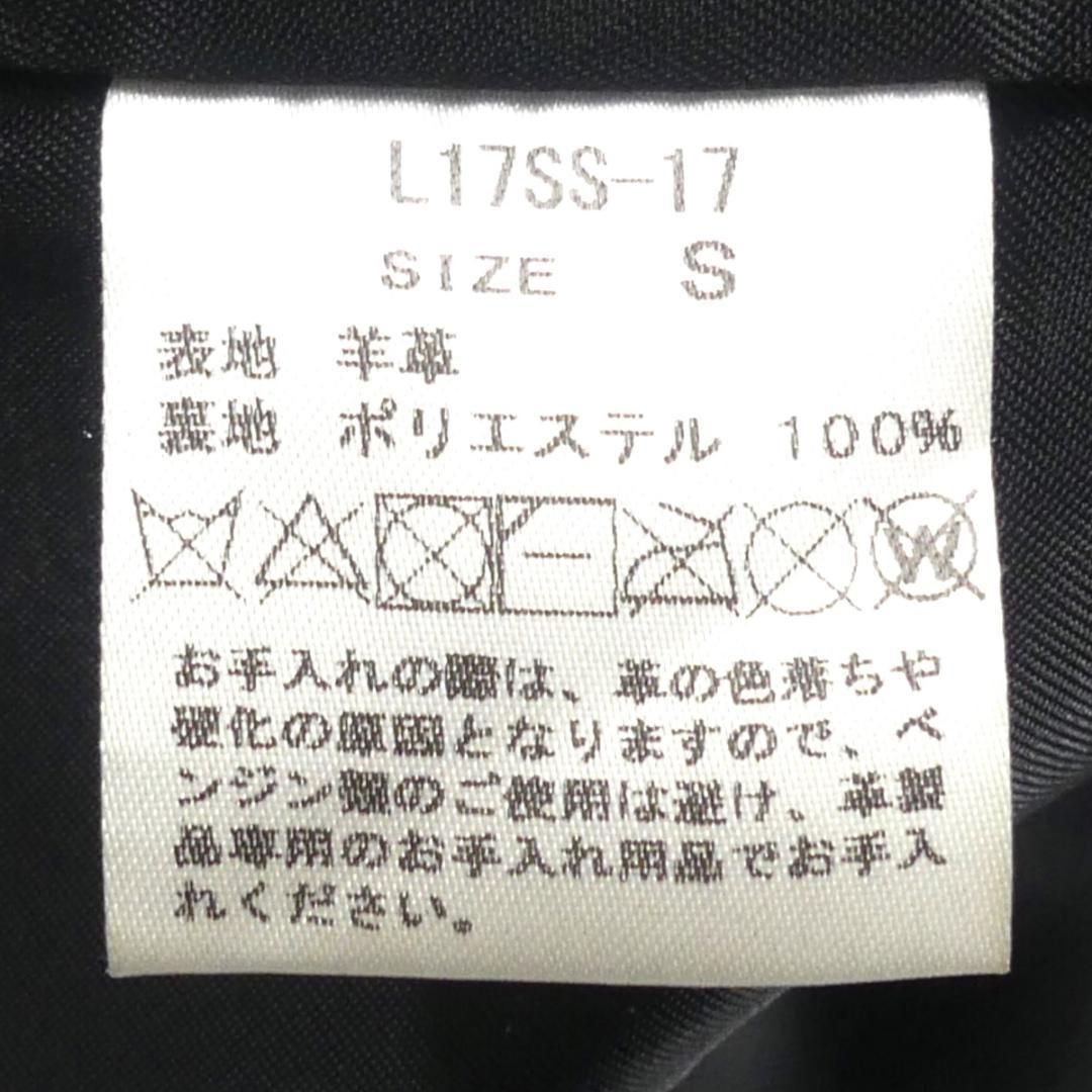 ライダースジャケット 本革 シングル LIDNM リドム S メンズHN1865