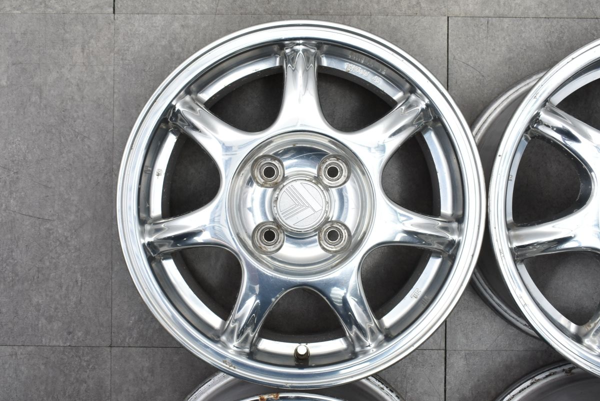 希少品】マツダ NA ユーノスロードスター 純正 14in 6J +45 PCD100 4本  