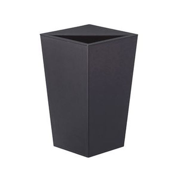  （まとめ）新輝合成 カクス S-28 ブラックDS-452-028-7 1台【×20セット】 ごみ箱