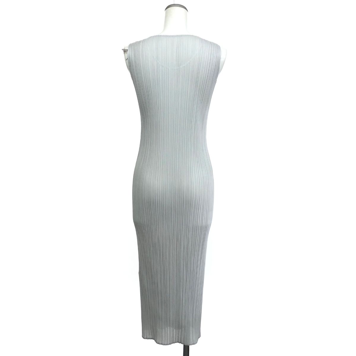 PLEATS PLEASE ノースリーブワンピース サイズ1 PLEATS PLEASE ISSEY MIYAKE - 美品 プリーツプリーズ イッセイ
