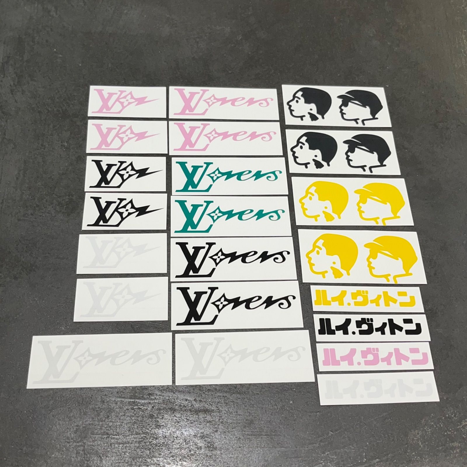 未使用品 LOUIS VUITTON × NIGO ステッカーセット シール ルイ