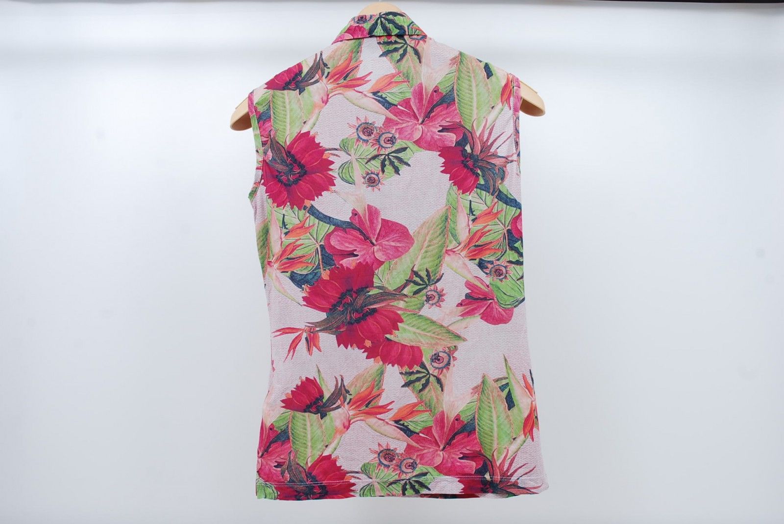 coco 中古 シェルボ CHERVO レディース セットアップ 40(M) ピンク 初ラウンド コースデビュー 花柄 春夏 中古 レディース シェルボ CHERVO セットアップ 40(M) ピンク 初