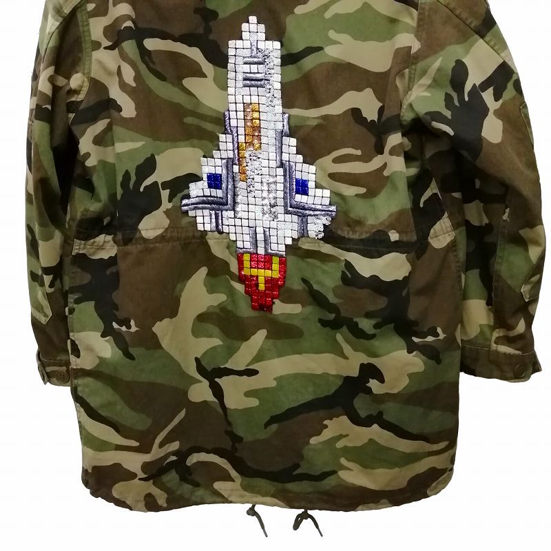 ✨美品✨現行ラコステ リブキルティング ボンバージャケット 紺L相当