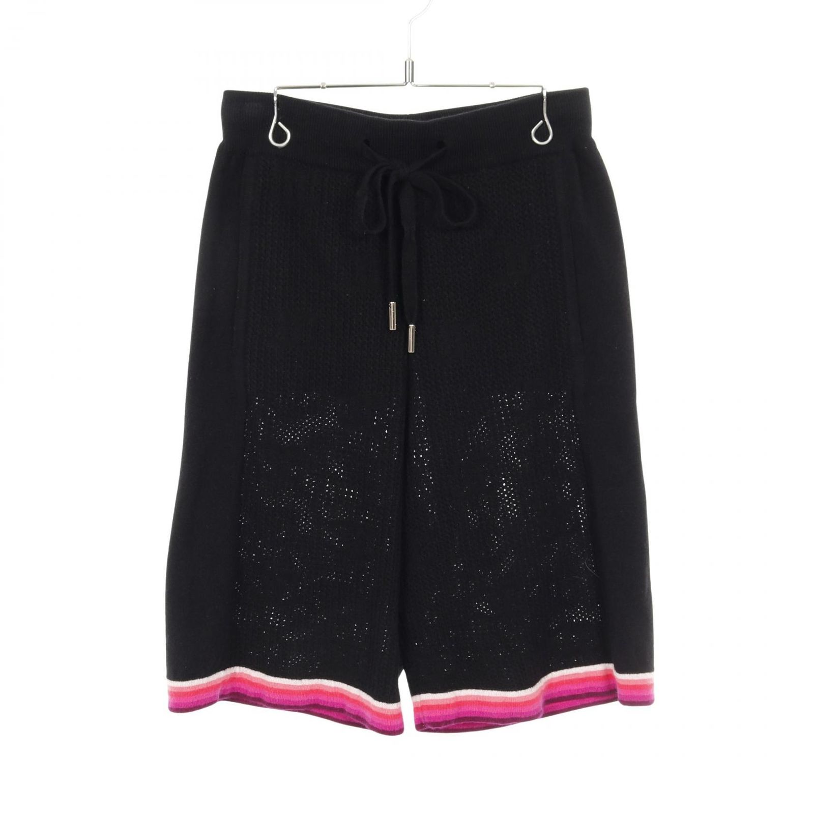 シャネル CHANEL パンツ ココマーク P76544K11011 ブラック ウール カシミヤ パンツ レディース Used B