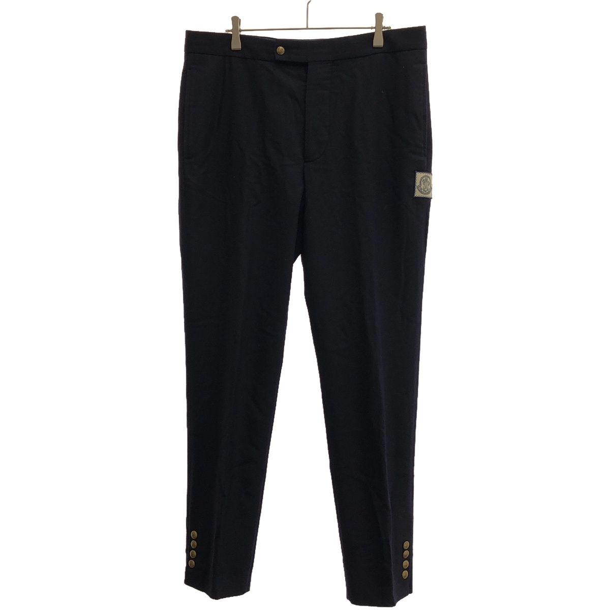 MONCLER GAMME BLEU モンクレールガムブルー PANTALONE ロゴワッペン 