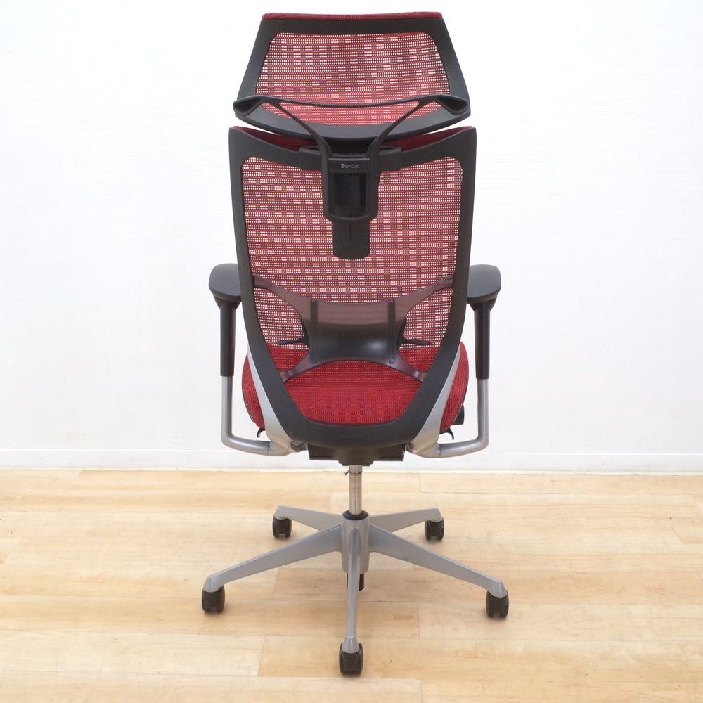 オカムラ バロン Baron CP82CS-FDH9 定価30万 レッド オフィスチェア 