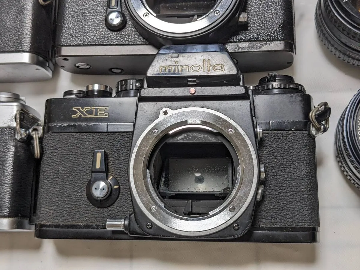 ☆MINOLTA 「ミノルタ XG-Eボディー ＋MDロッコール 45mmF2 パンケーキ 