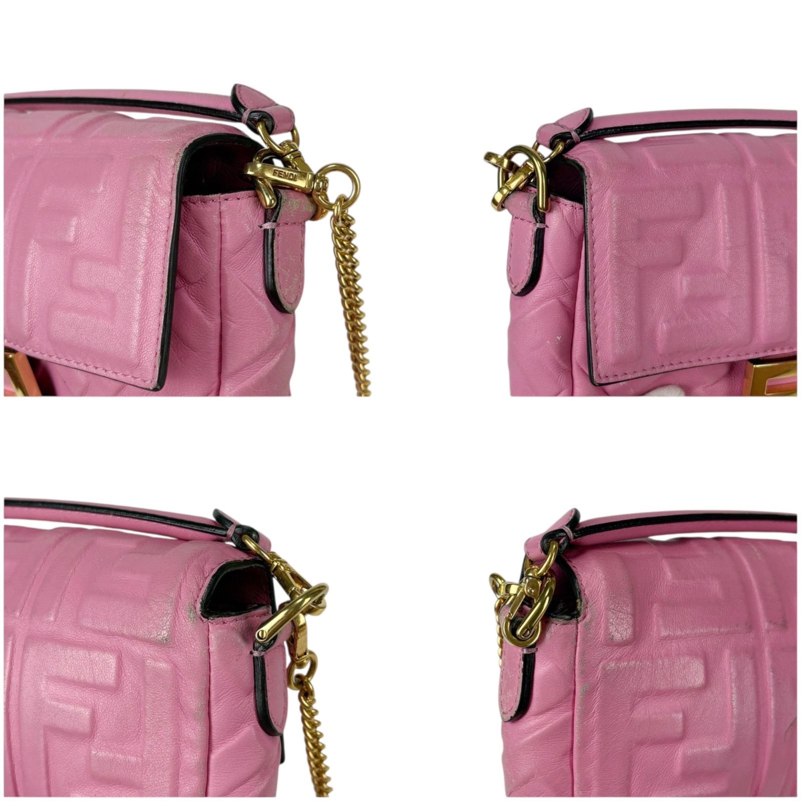 フェンディ FENDI マンマバケット チェーンショルダーバッグ ミニ