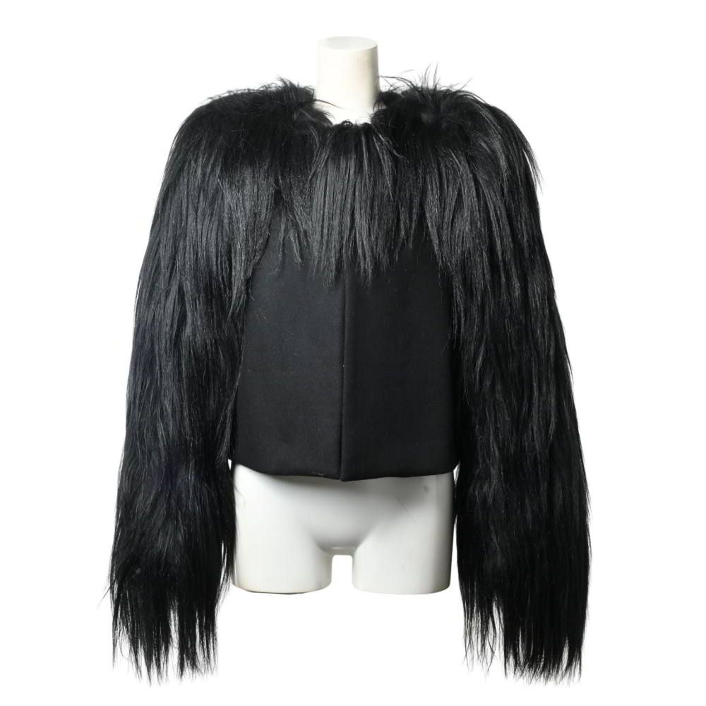 BOTTEGA VENETA ゴートヘアー ウール トリム ジャケット