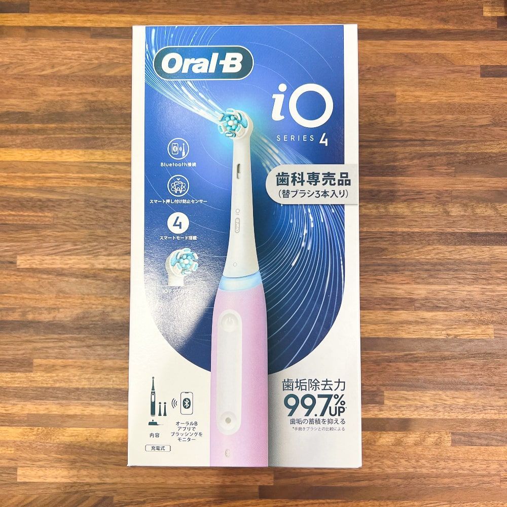 BRAUN ブラウン OralB オーラルB 電動歯ブラシ iO4 ラベンダー 1台替えブラシ3本付 - メルカリ