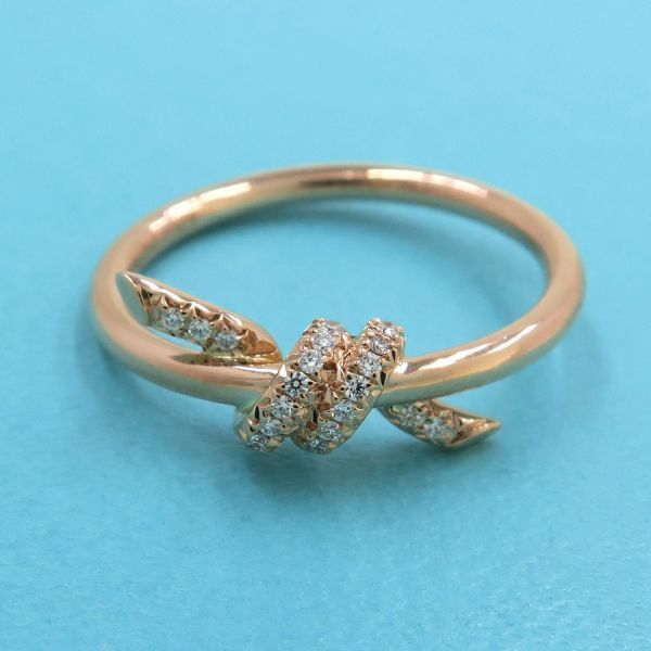 極美品✨ ティファニー リング ノット ラブノット AG925 #10 極美品✨ ティファニー リング ノット ラブノット AG925 #10