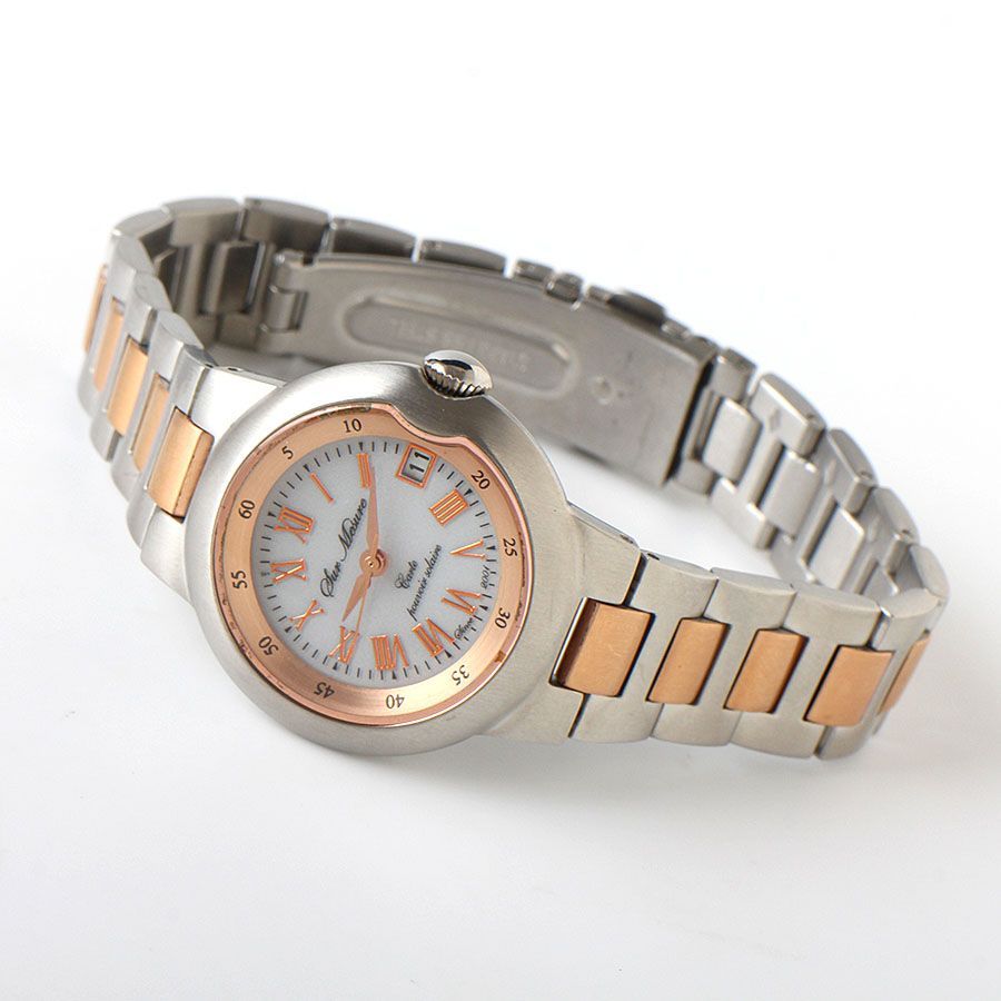 HIROB ヒロブ 腕時計 レディース Sur Mesure ピンクゴールド調 HIROB - 【稼働品】HIROB Sur Mesure シチズンコラボ 腕時計