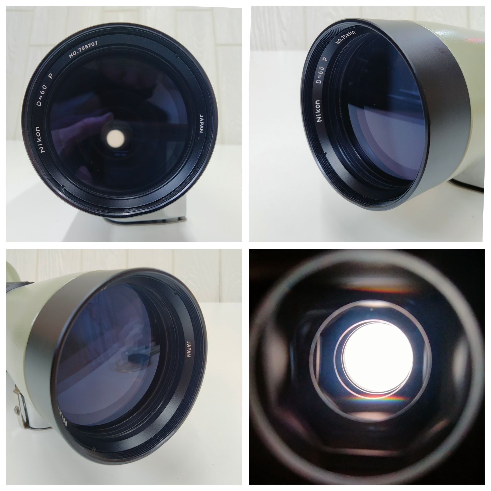 美品 三脚付】Nikon ニコン フィールドスコープ Field Scope D=60P 40X