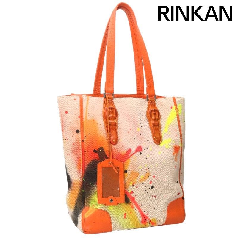 ミハラヤスヒロ 79895208 ペイントトートバッグ メンズ