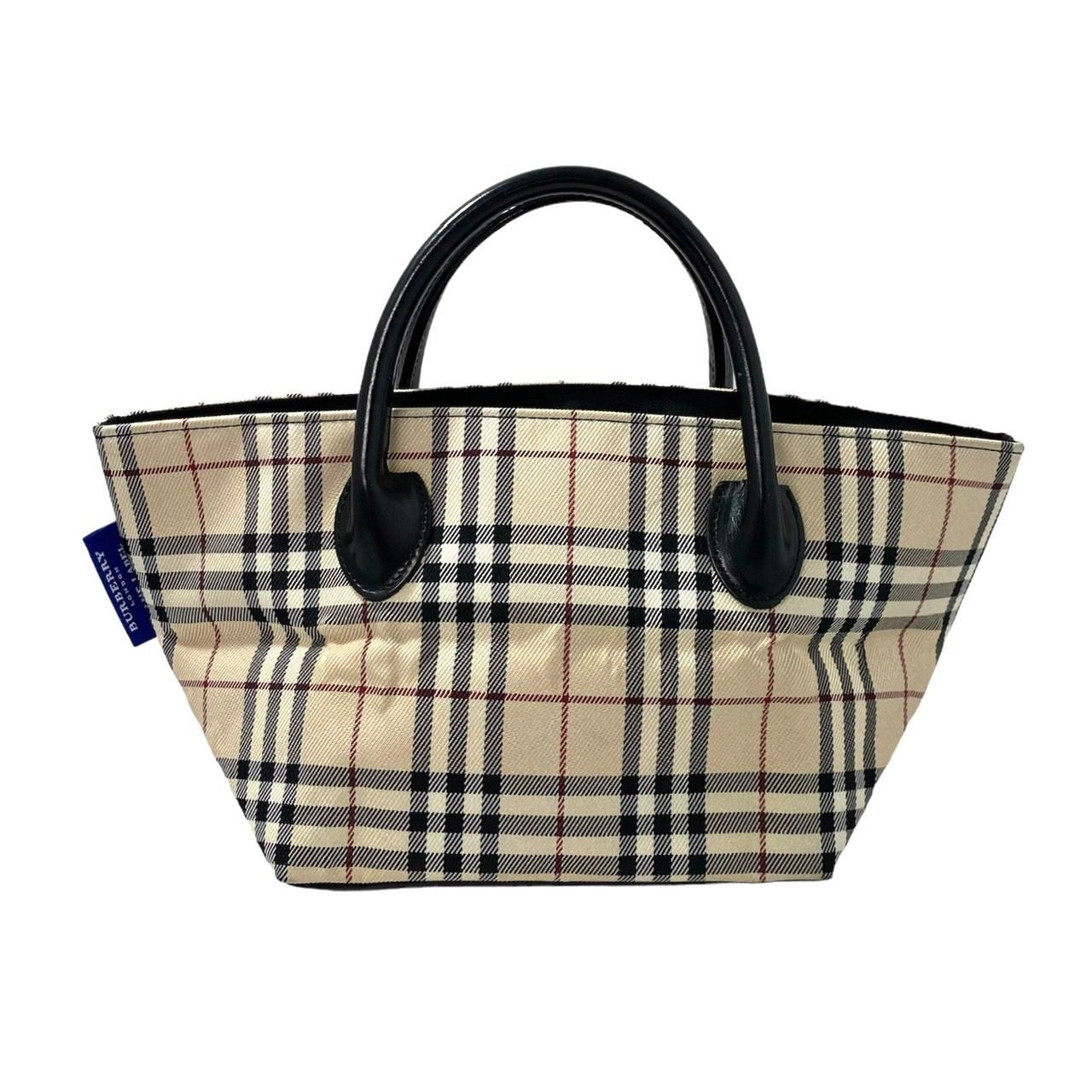 BURBERRY】BLUE LABEL ミニ ハンドバッグ ノバチェック ベージュ