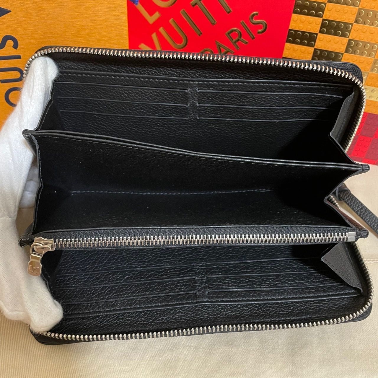 極美品】ルイヴィトン ジッピー・ロックミー 長財布 ノワール