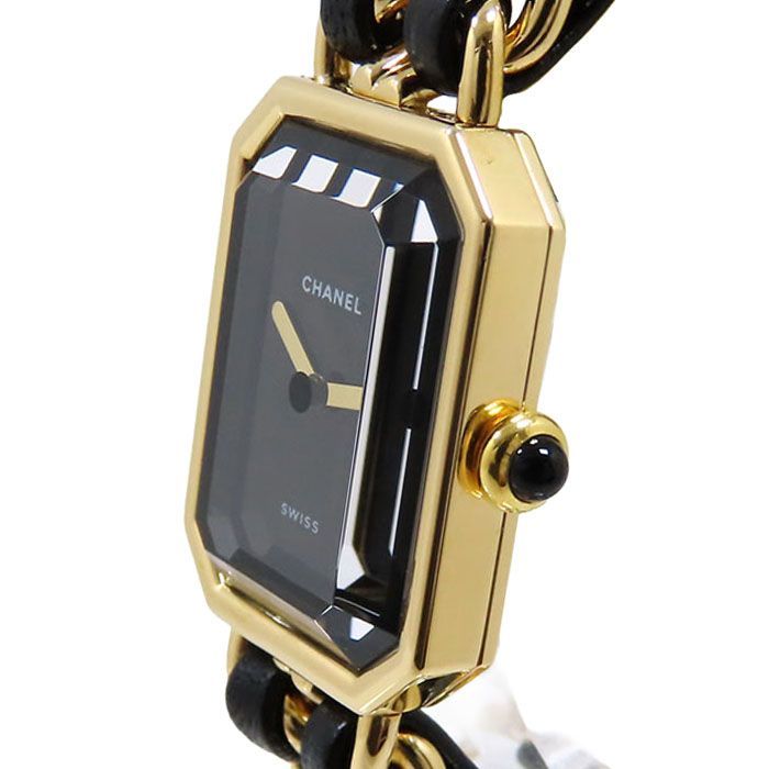 CHANEL シャネル プルミエール S H0001 ブラック文字盤 SS