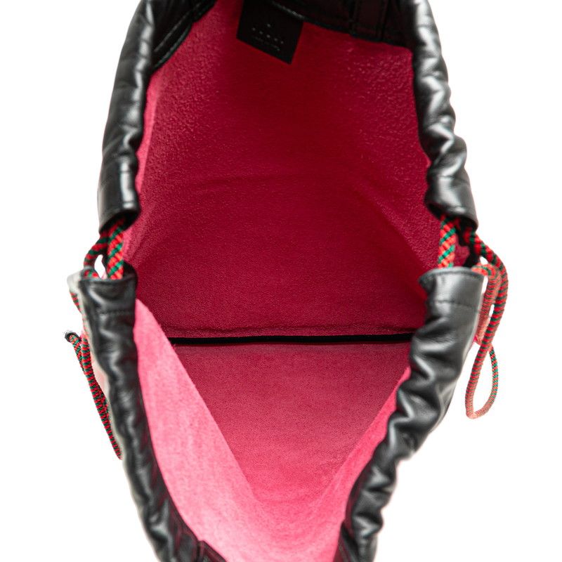 GUCCI グッチ グッチ ロゴプリント ドローストリング リュック ナップサック
