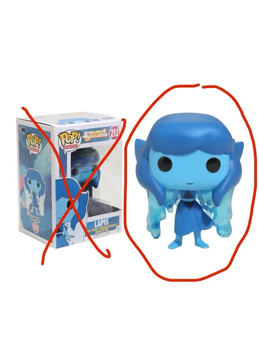 スティーブン ユニバース ラピス funko pop ファンコポップ フィギュア 箱 x