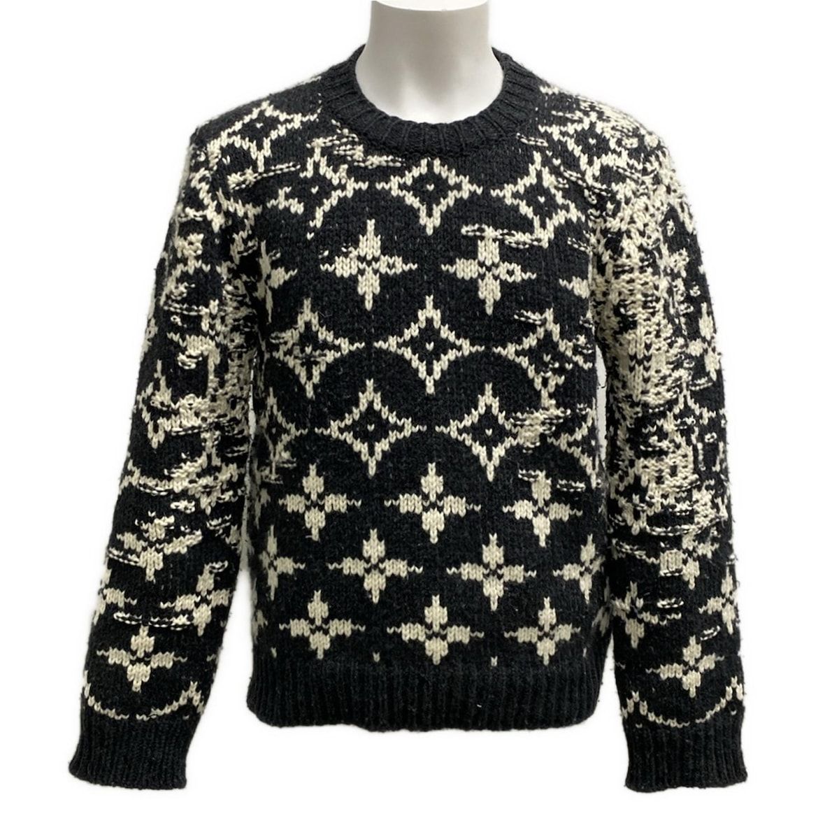 美品 ルイヴィトン 長袖シャツ シルク マルチカラー メンズ SIZE 36