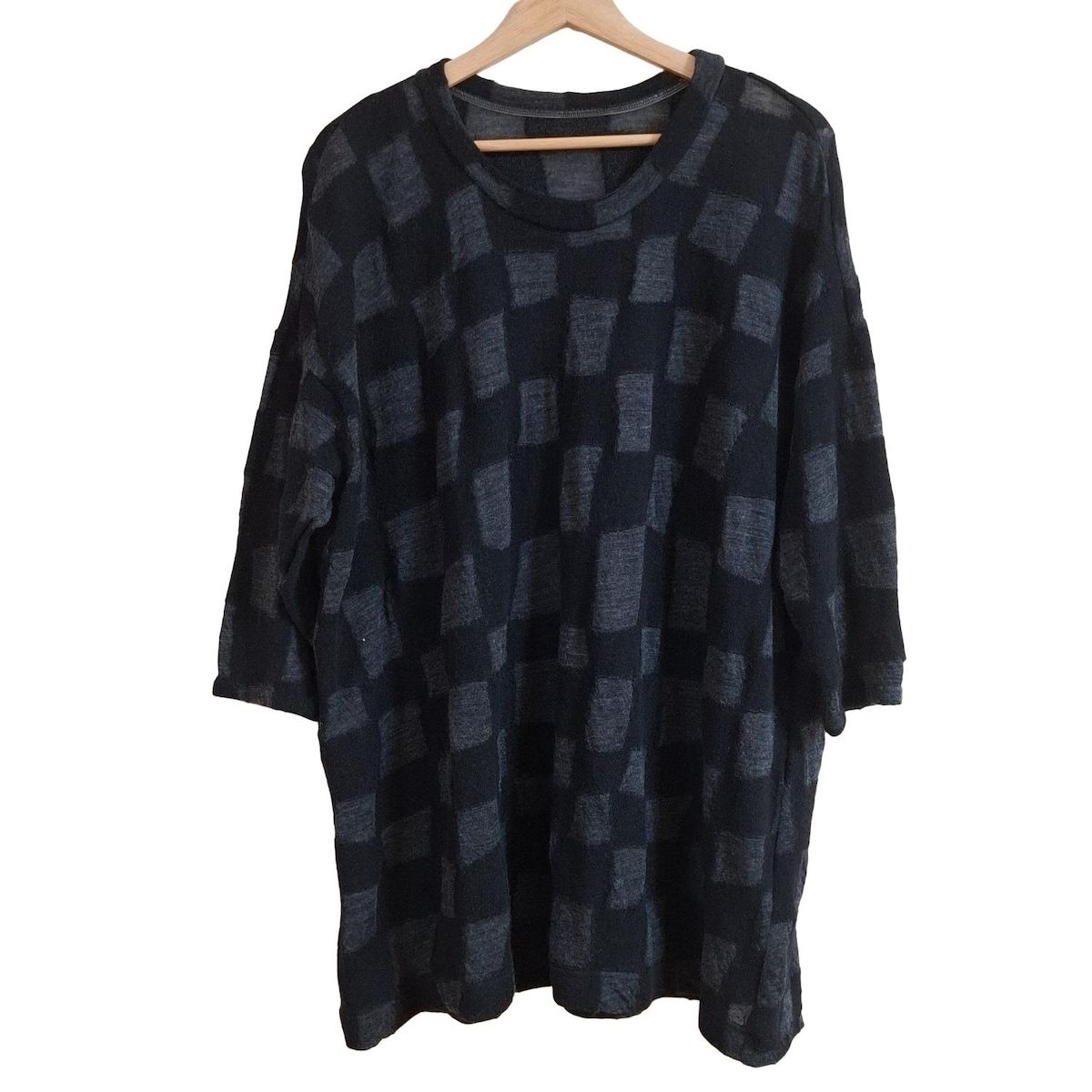 HaaT HeaRT ハート チュニック サイズ2 M レディース - 黒×ダークグレー 七分袖