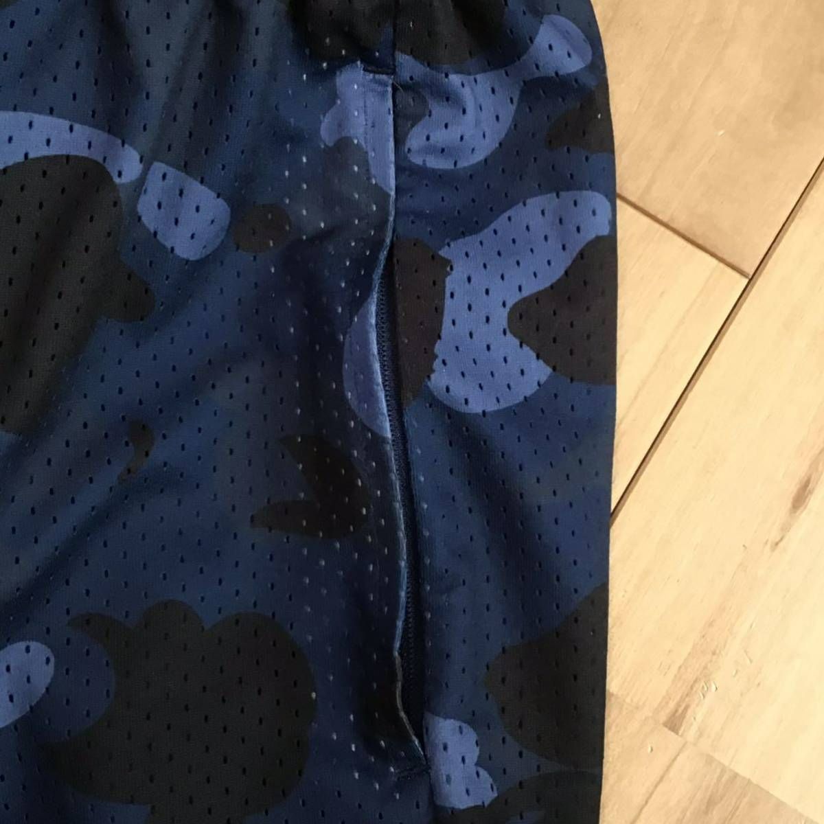 Blue camo Mesh Basketball Shorts Lサイズ a bathing ape BAPE エイプ 