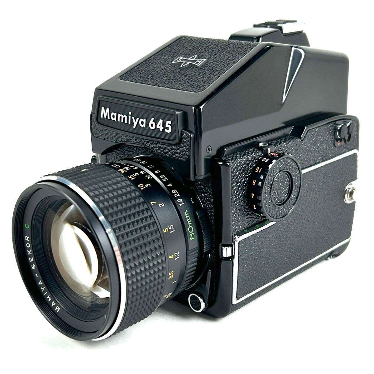 美品 Mamiya M645 1000S + SEKOR C 80mm F2.8 マミヤ Mamiya M645 1000S +