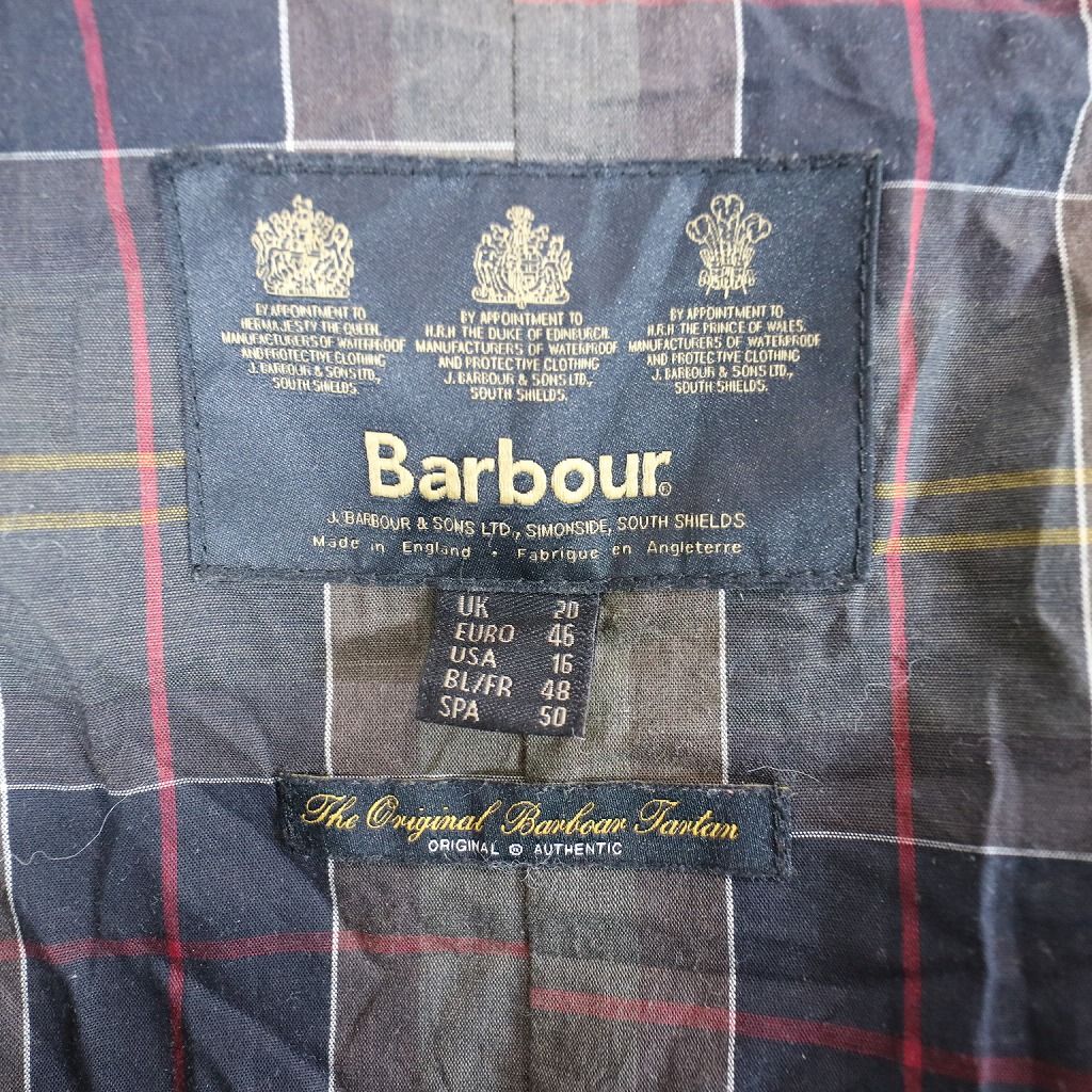 イングランド製 Barbour バブアー FLYWEIGHT WAX UTILITY オイルド