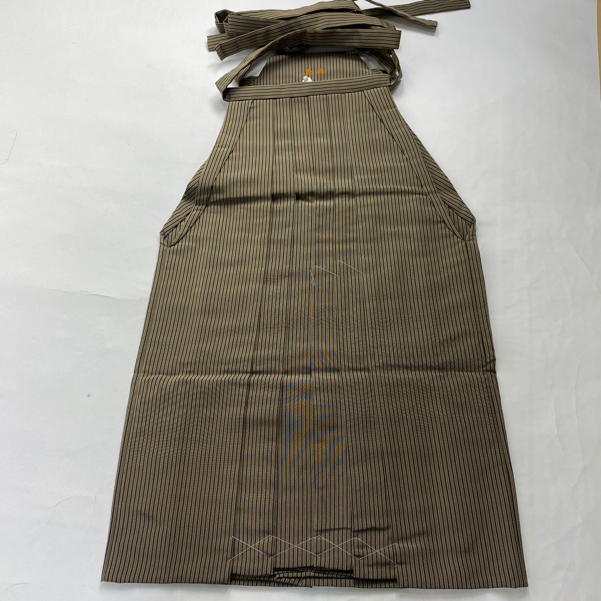 新品【御仕立上】正絹 米沢織 男物馬乗り型袴【伊達平】2尺4