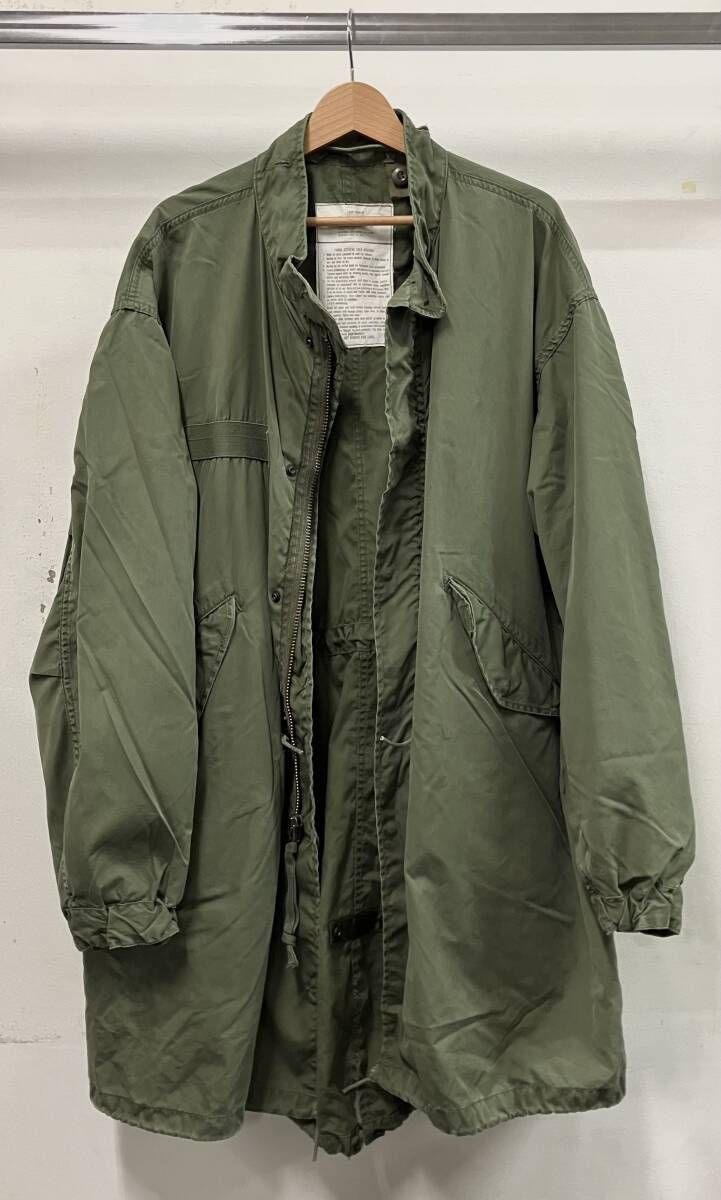 US ARMY アメリカ陸軍 モッズコート M-51 サイズL 8415-00-782-3219 グリーン DSA100-75-C-0869 70s フード ライナー KANDAIZUMI_COM