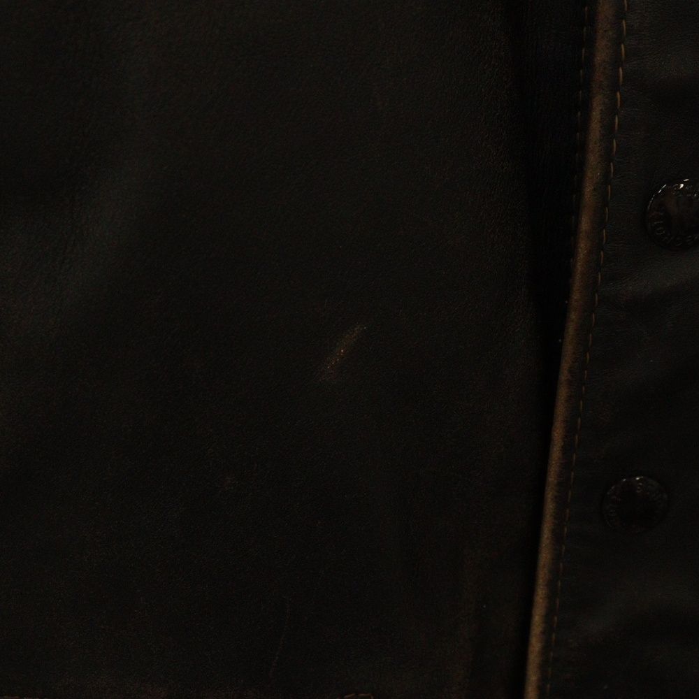 SCHOTT (ショット) 90S USA製 2WAY レザー ダウンベストジャケット