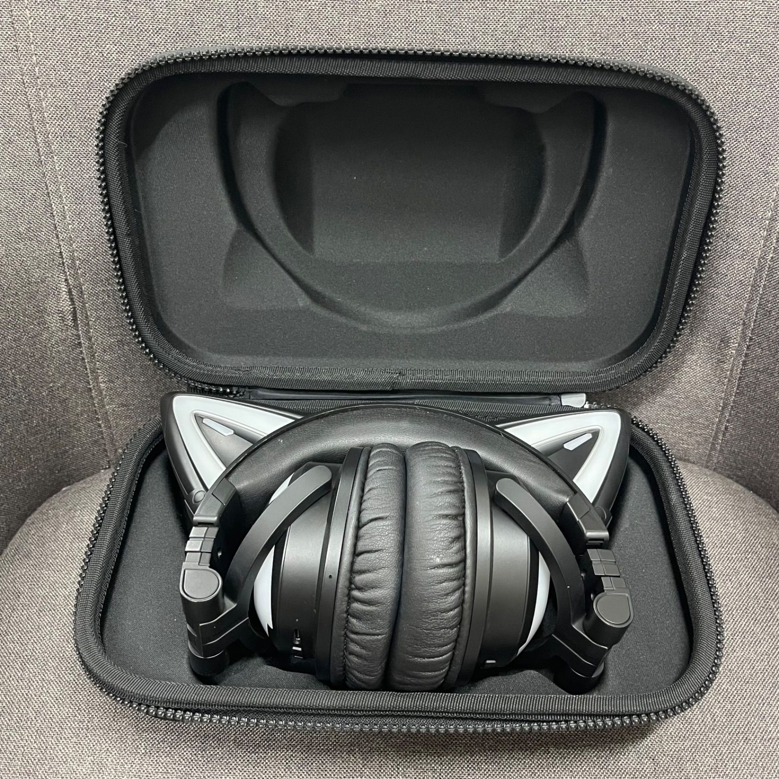 YOWU 猫耳ヘッドホン 3S 3世代 ブラック 黒 NPA】YOWU 猫耳ヘッドホン 3S 3世代 ブラック 黒