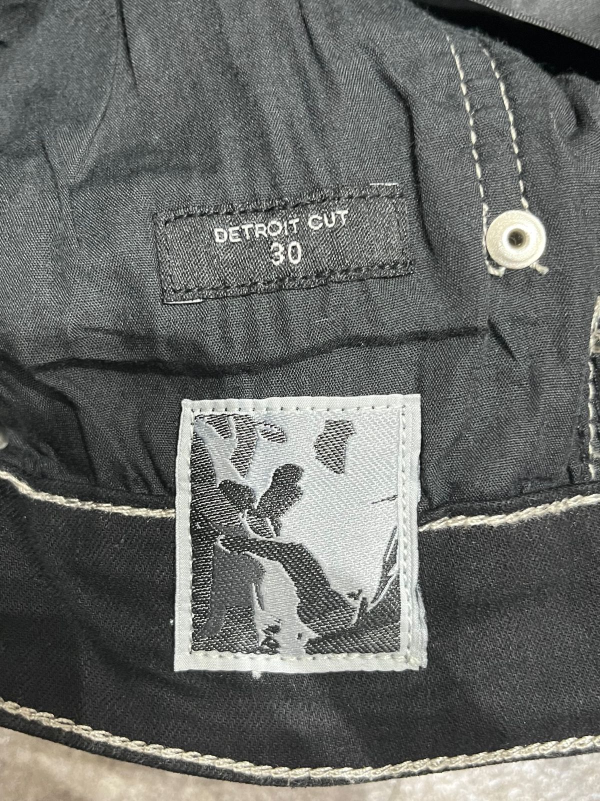 希少 Rick Owens DRKSHDW Detroit Cut Slim Fit Jeans デストロイ