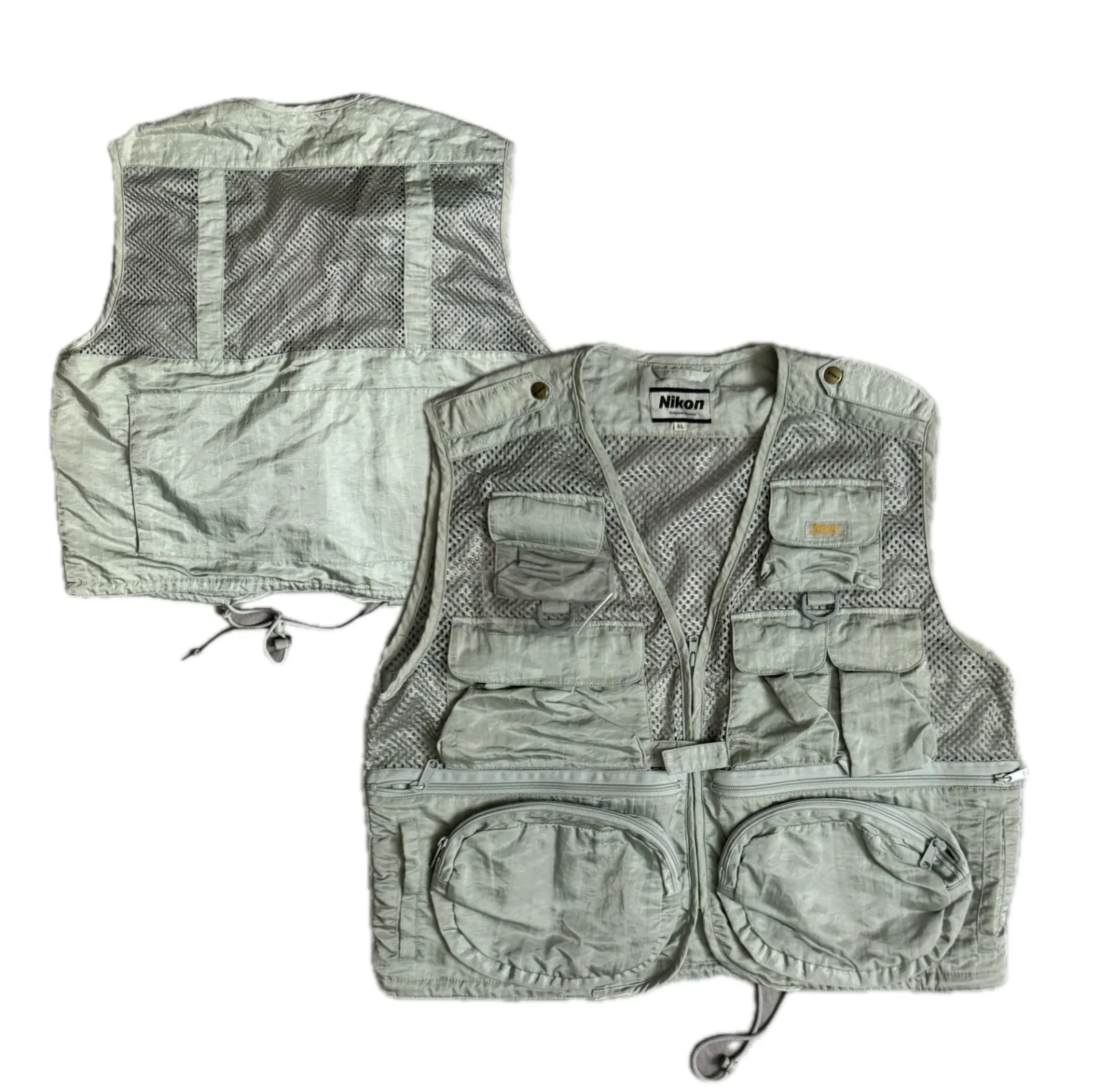 L新品海外正規非売品 ニコン  メッシュ カメラマンベスト オリーブ L新品海外正規非売品 ニコン メッシュ カメラマンベスト オリーブ