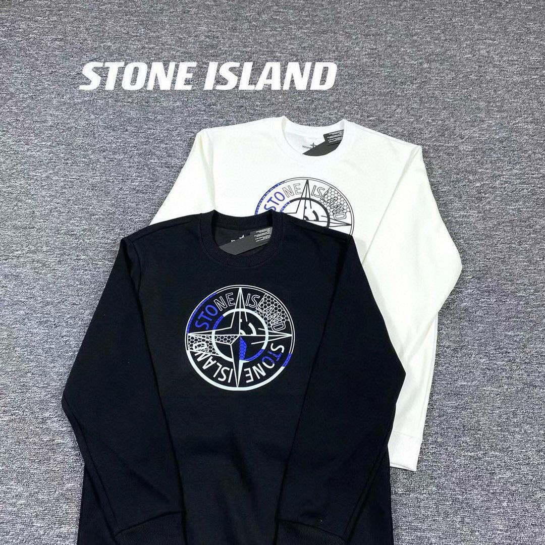 STONE ISLANDストーンアイランドパッチワークカップルスウェット