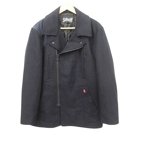 数回着美品 定価52,800円 ショット 厚手 ピーコート size 36