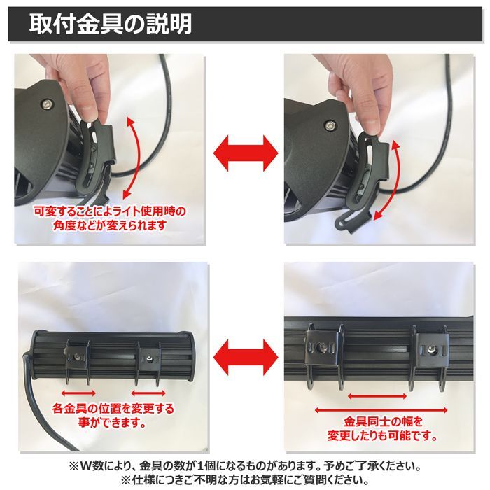 LED作業灯 12v 24v 144W CREE製 ワークライト LED 作業灯 イカ