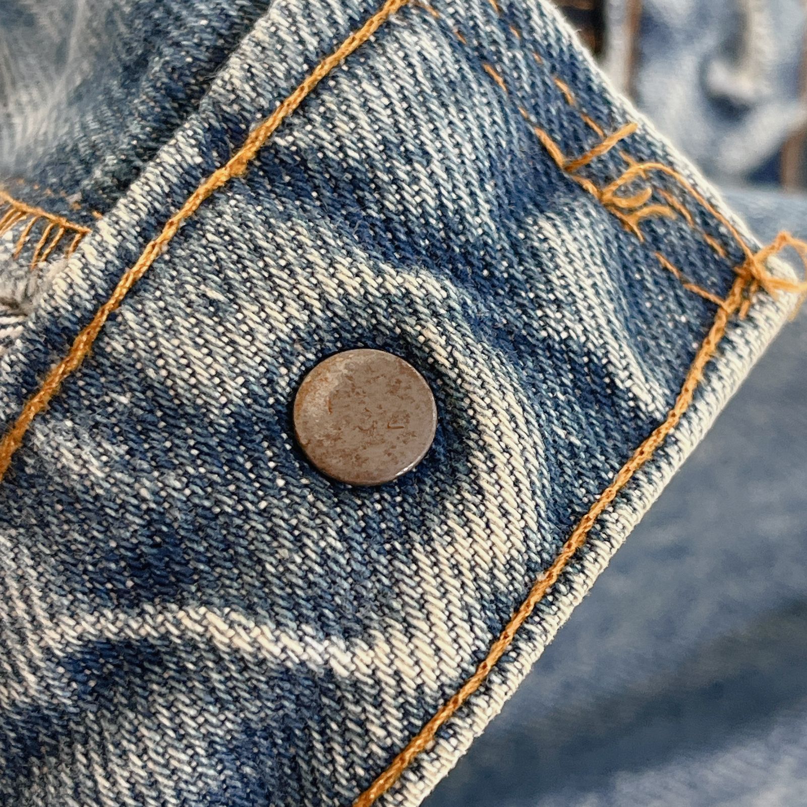 80s USA製 リーバイス505 デニムパンツ ハチマル 脇割り 刻印532 Levi 