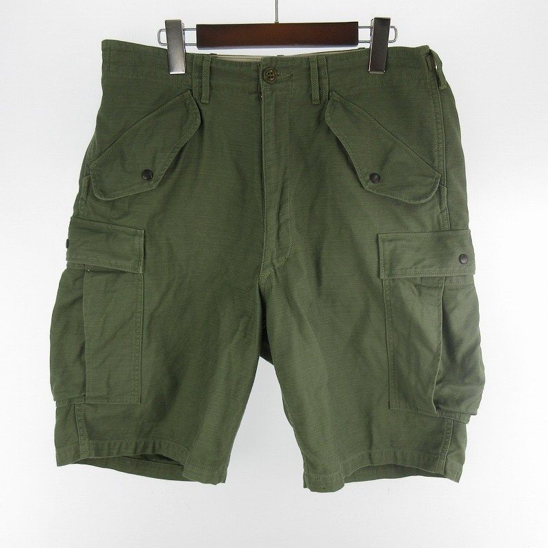 25SS コロナ CORONA ファティーグ スラックス FATIGUE SLACKS M-51 SHORT SLACKS FP029 ショーツ ショートパンツ カーゴ M カーキ グリーン ボトムス