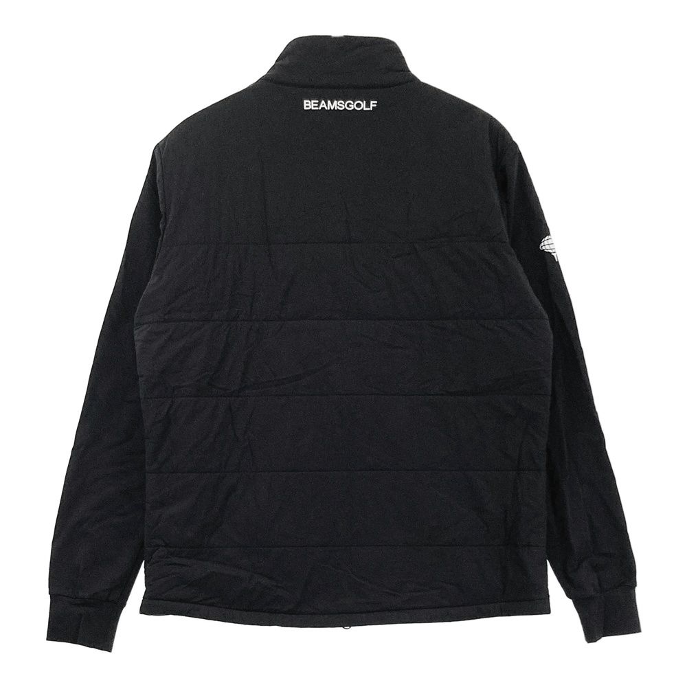 BEAMS GOLF 新品未使用品　総柄　ブラック　中綿ジャケット　Mサイズ サイズ：XL BEAMS GOLF ビームスゴルフ 中綿ジャケット ブラック系