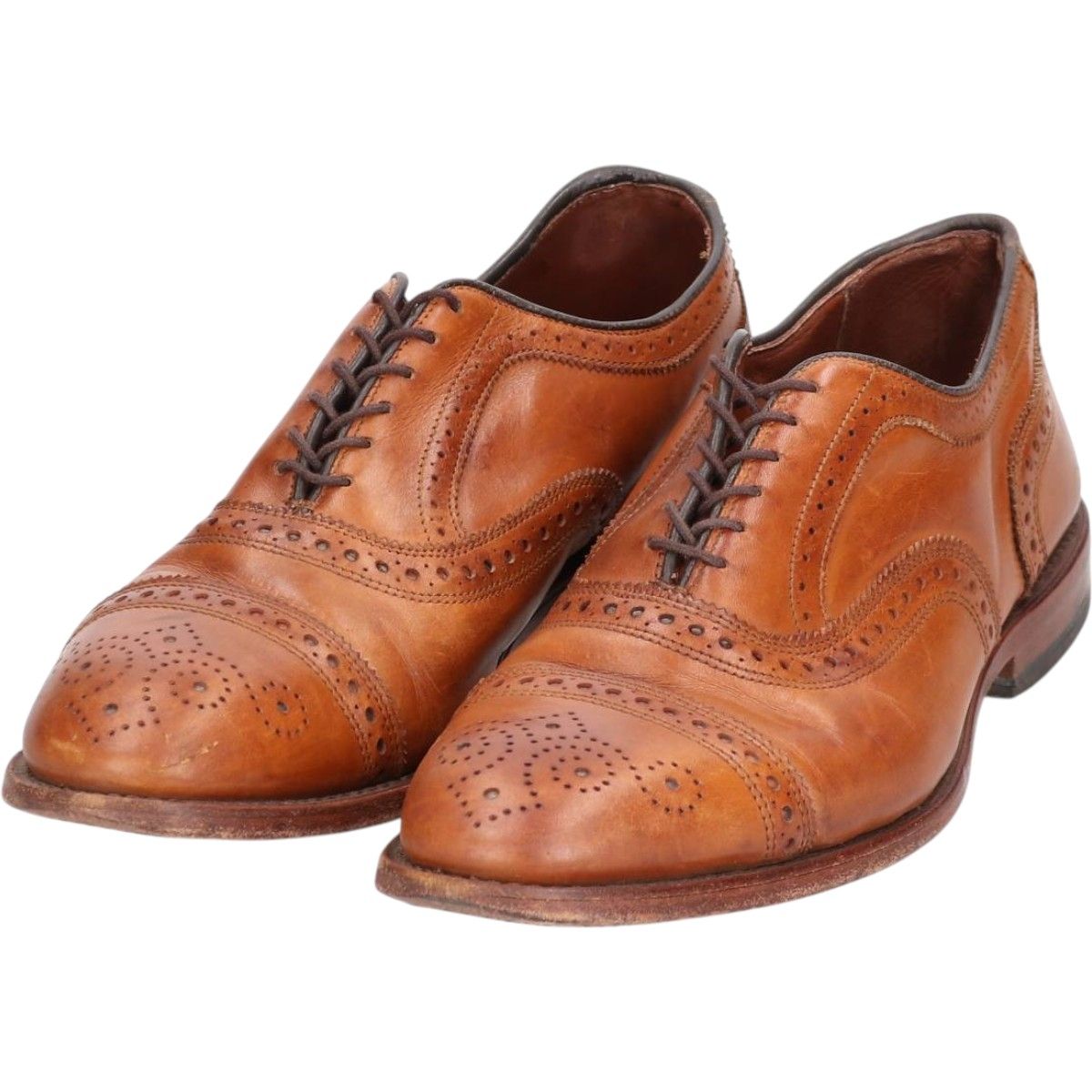 古着 アレンエドモンズ ALLEN EDMONDS Strand セミブローグ ストレートチップシューズ 8 1|2 メンズ26.5cm相当|saa013815