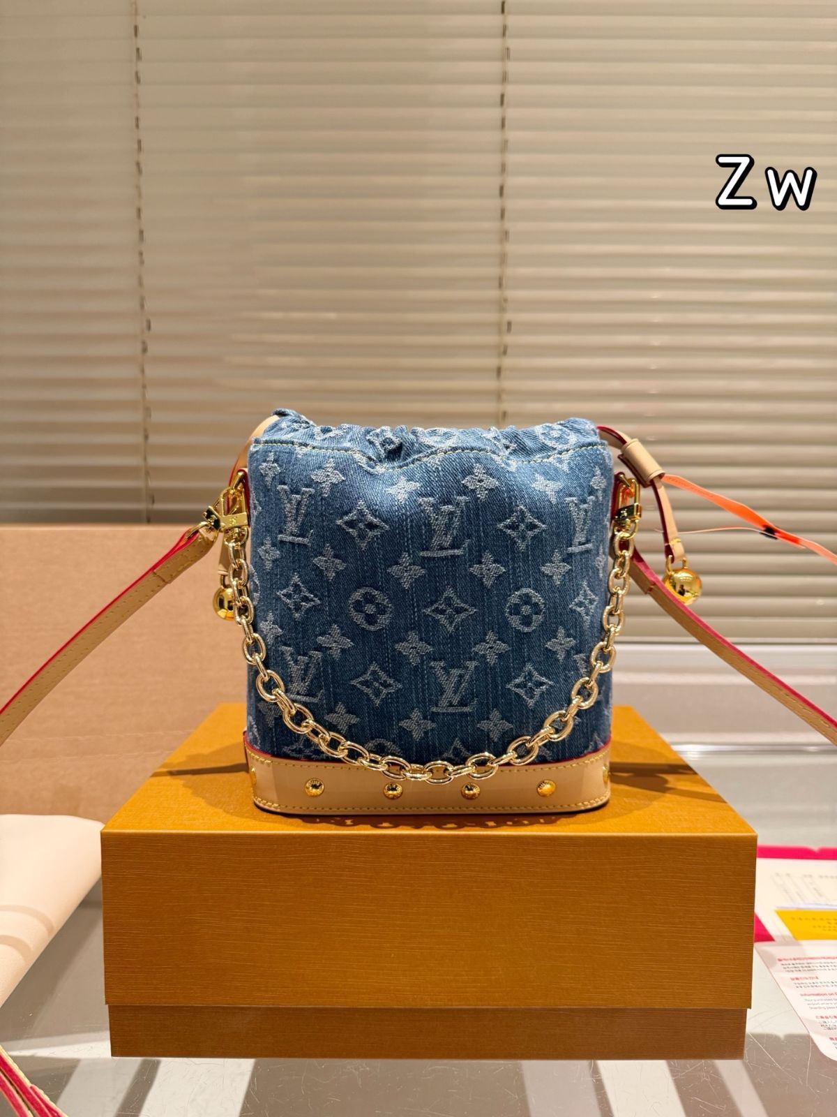 今日特価】LV Denim Nano No? ルイヴィトン デニム ナノノエ-WTO