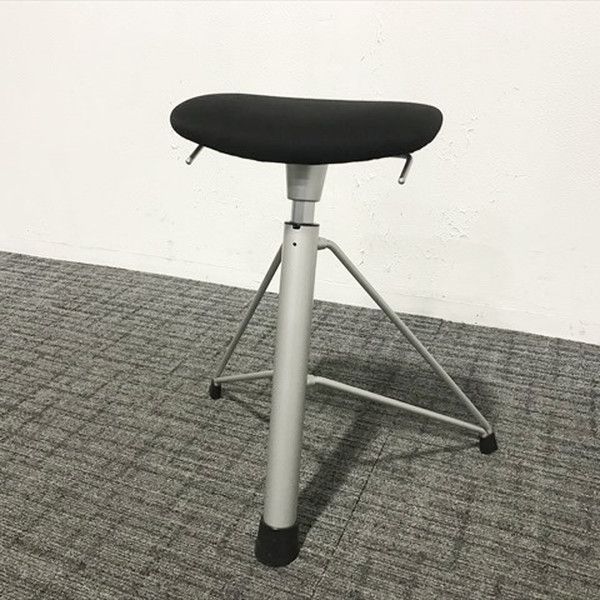 スツール 昇降式 ハイポジションスツール オカムラ ブラック
