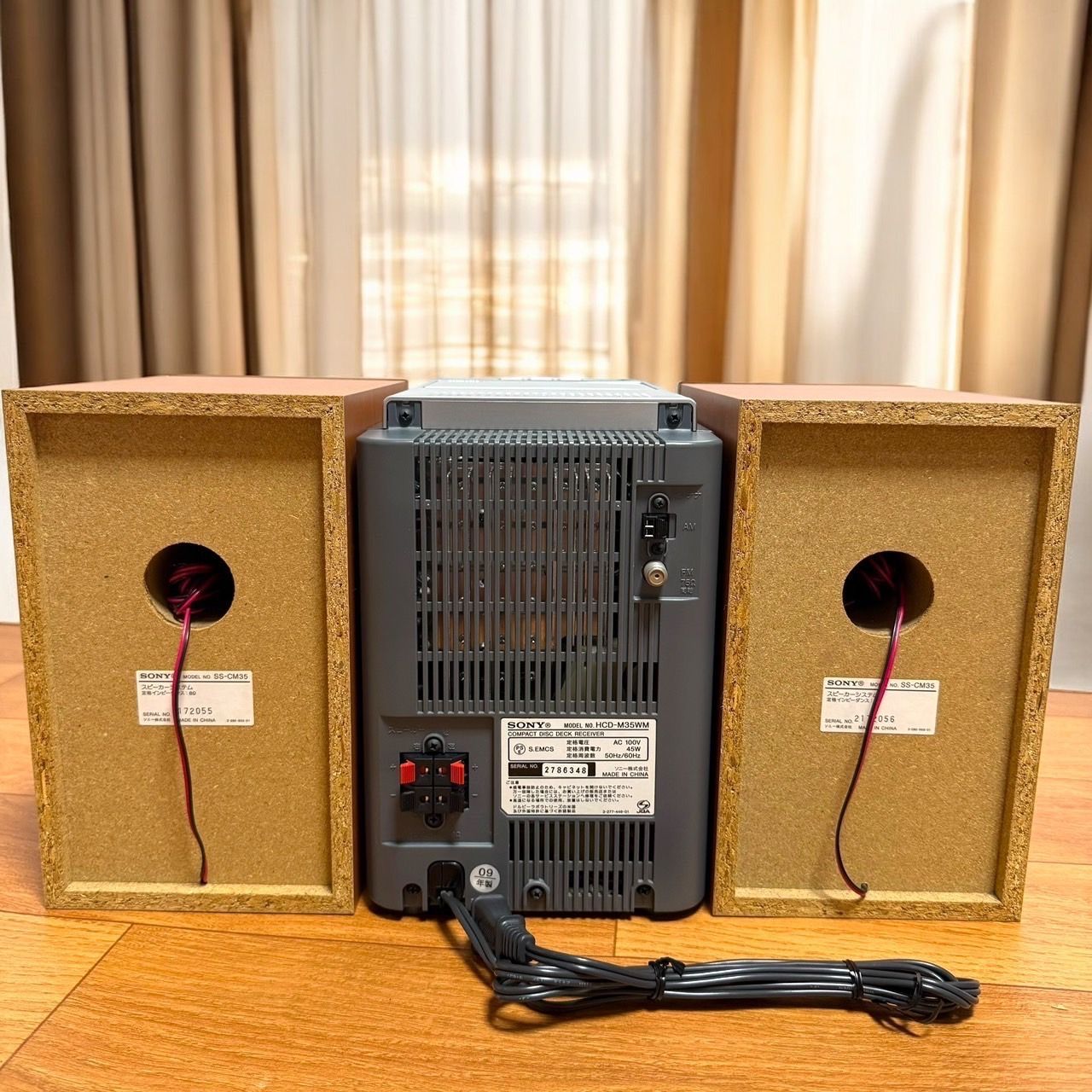 ☆送料無料 良品 SONY ソニー CMT-M35WM S シルバー マイクロ