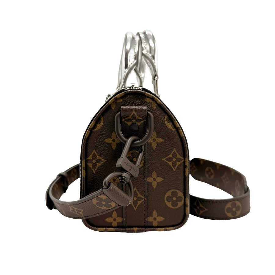 ルイ ヴィトン LOUIS VUITTON 斜め掛けショルダーバッグ ハンドバッグ メタリック ネビュラ キーポルバンドリエール 25 M23119  - メルカリ