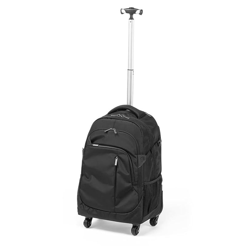 サンワダイレクト リュック キャリー 大容量 35L 2WAY 4輪 キャリーバッグ キャスター付き リュック 200-BAGCR011BK 0