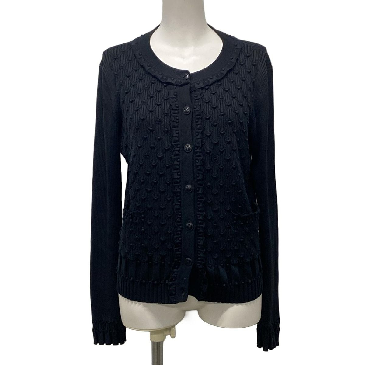 CHANEL ノベルティバッグ ＆カーディガン サイズ32 黒 22SS☆すぐ届く！ 【CHANEL シャネル】 カーディガン 黒 関税込