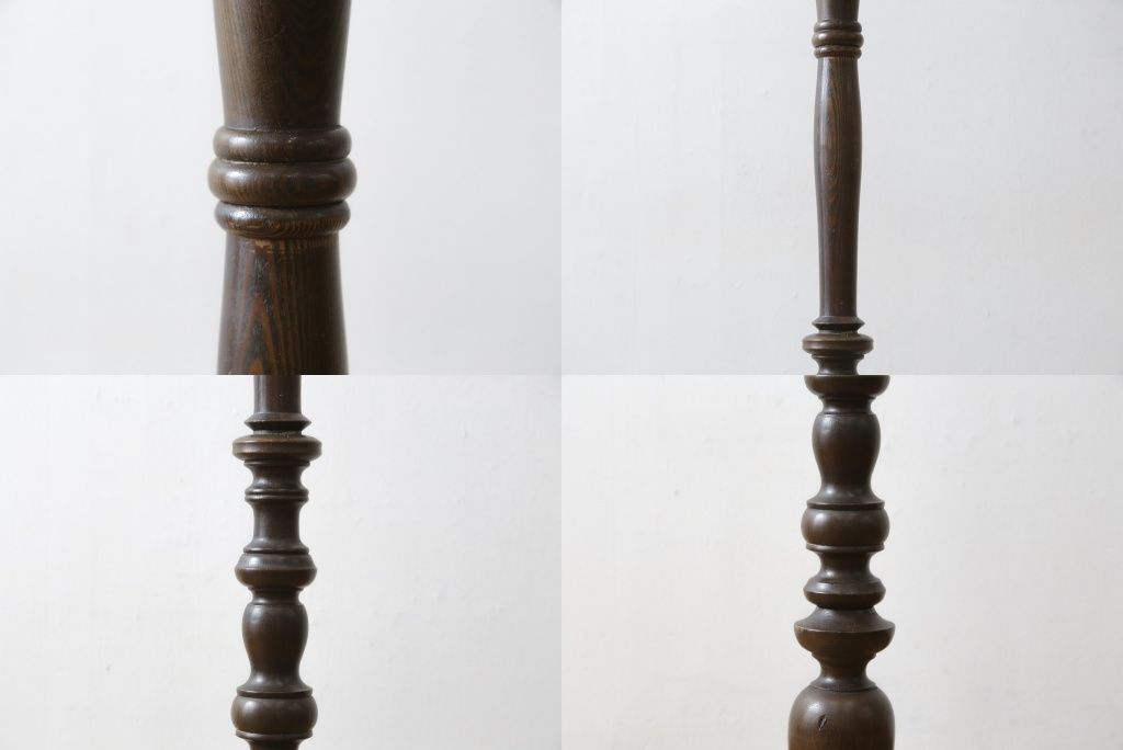 ☆事前問合せ必須☆ フロアスタンド 和製ビンテージ 大正ロマン 無垢材