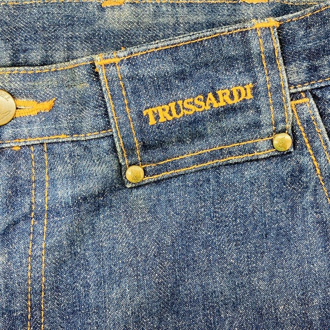 TRUSSARDIのデニムジャンバ－　46 TRUSSARDI トラサルディ デニム ジーンズ パンツ 大沢商会